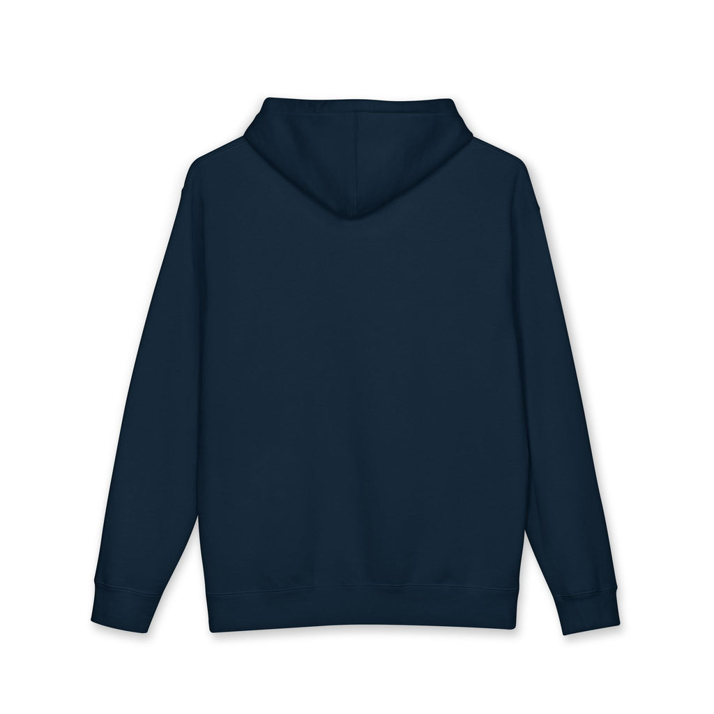 Minimalist 'A' Logo Hoodie — White Chest Emblem Pullover