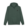 Minimalist 'A' Logo Hoodie — White Chest Emblem Pullover