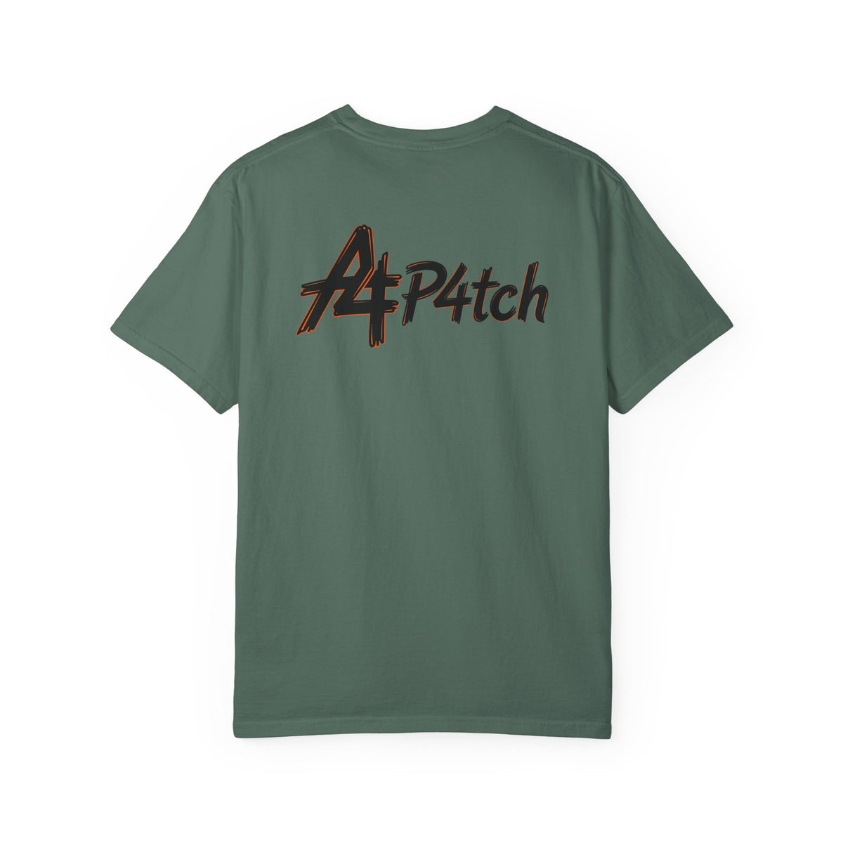 T-shirt p4tch Logo A – Emblème poitrine & logo dos