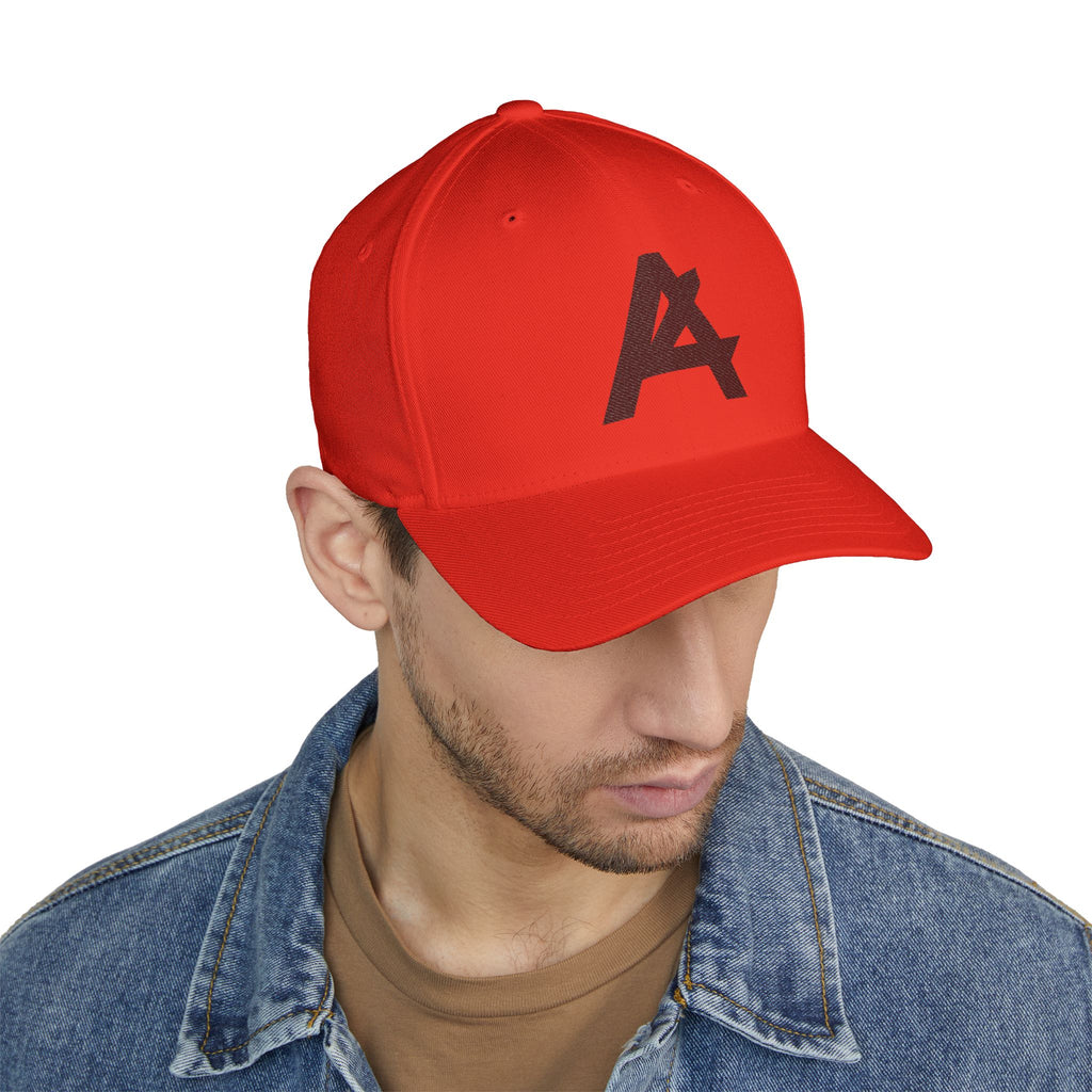 Embroidered 'A' Logo Structured Cap — Minimalist Baseball Hat