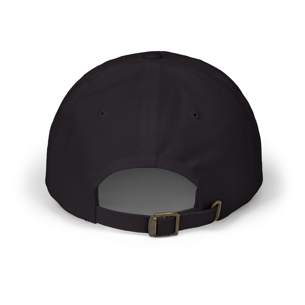 Dad Cap — Minimal Black 'A' Logo Embroidered Baseball Hat