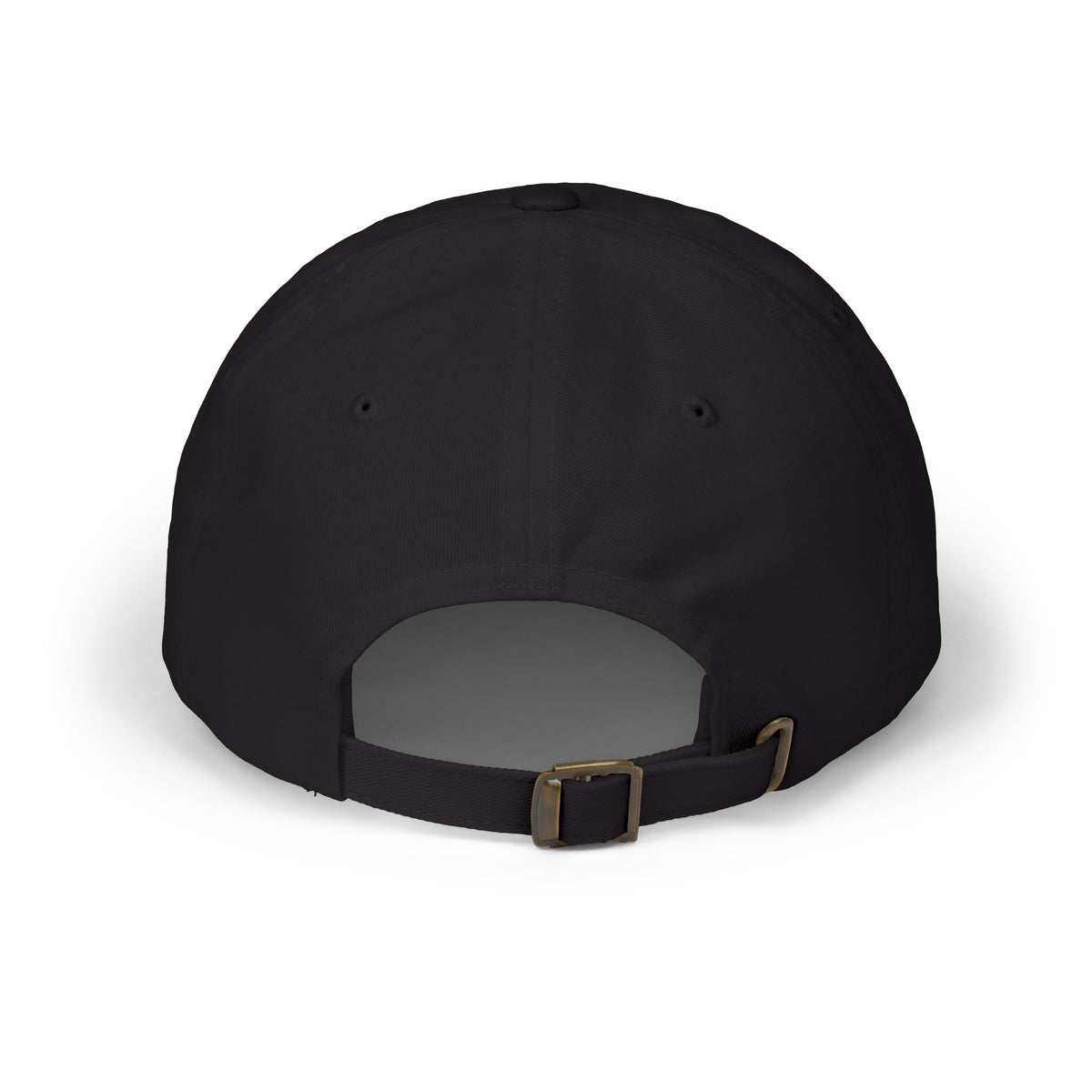 Dad Cap — Minimal Black 'A' Logo Embroidered Baseball Hat