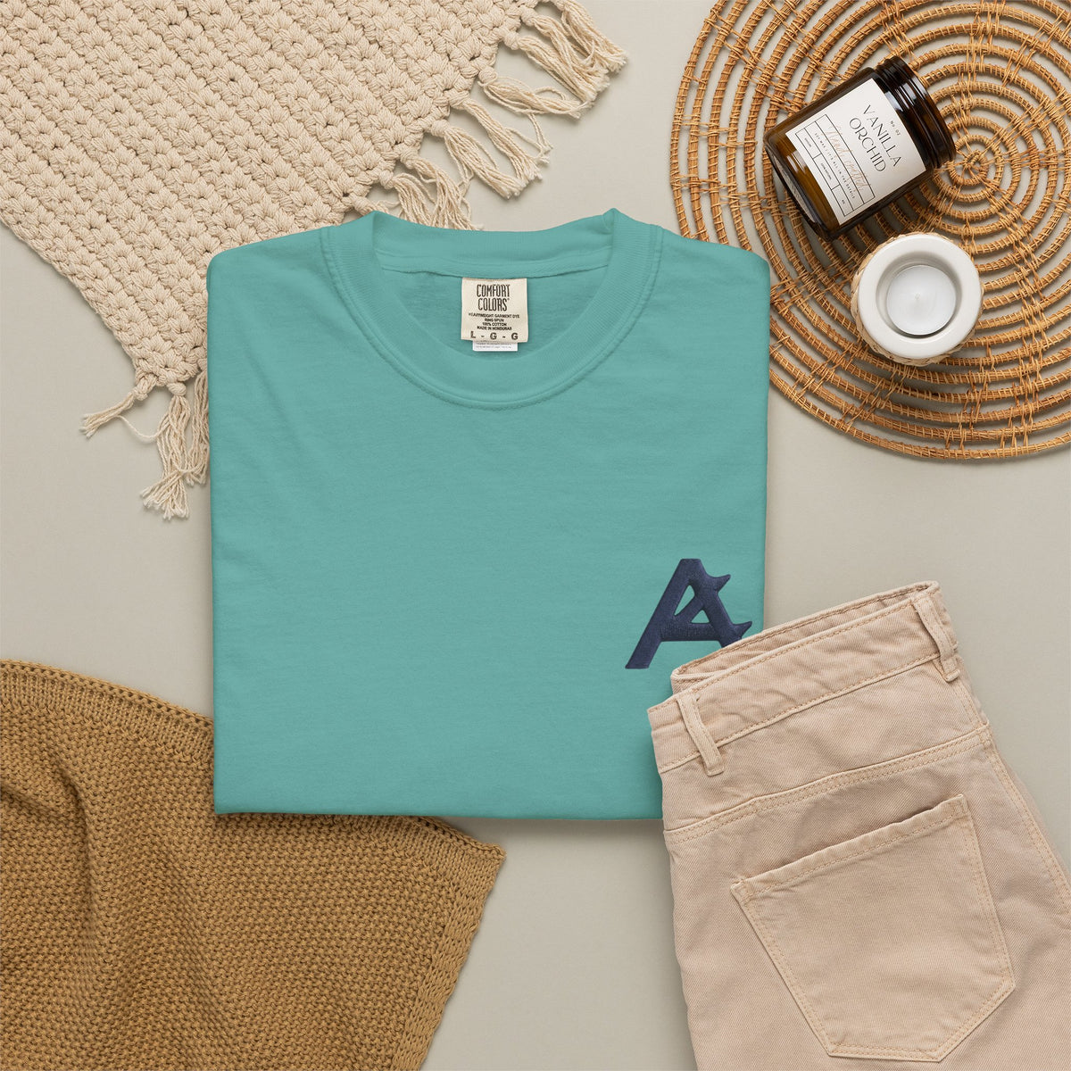 T-shirt p4tch Logo A – Emblème poitrine & logo dos