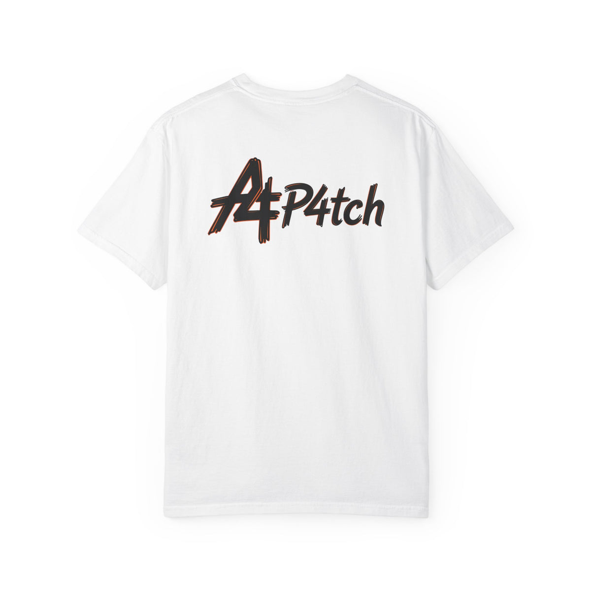 T-shirt p4tch Logo A – Emblème poitrine & logo dos