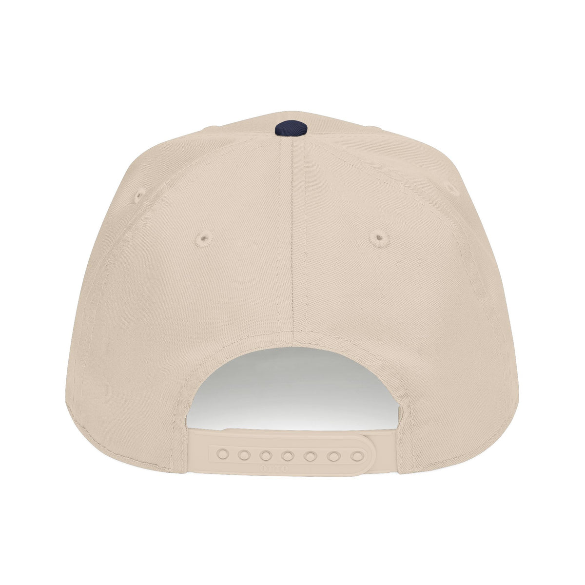 Mid Profile Baseball Cap — Embroidered 'A' Logo Two-Tone Cap
