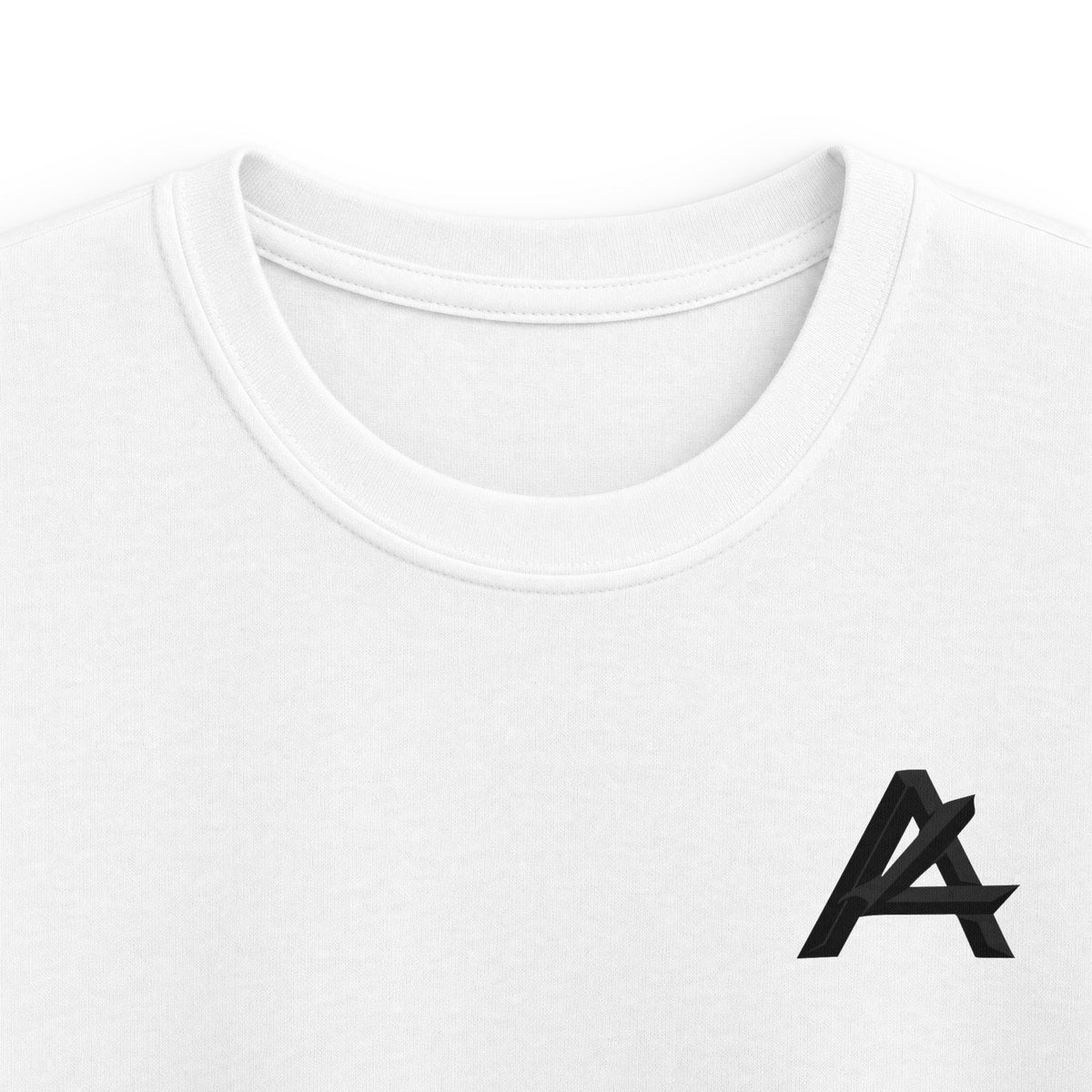 Kids Tee — Bold 'A' Chest Logo & 'PATCH' Back Graphic, Casual Youth Shirt