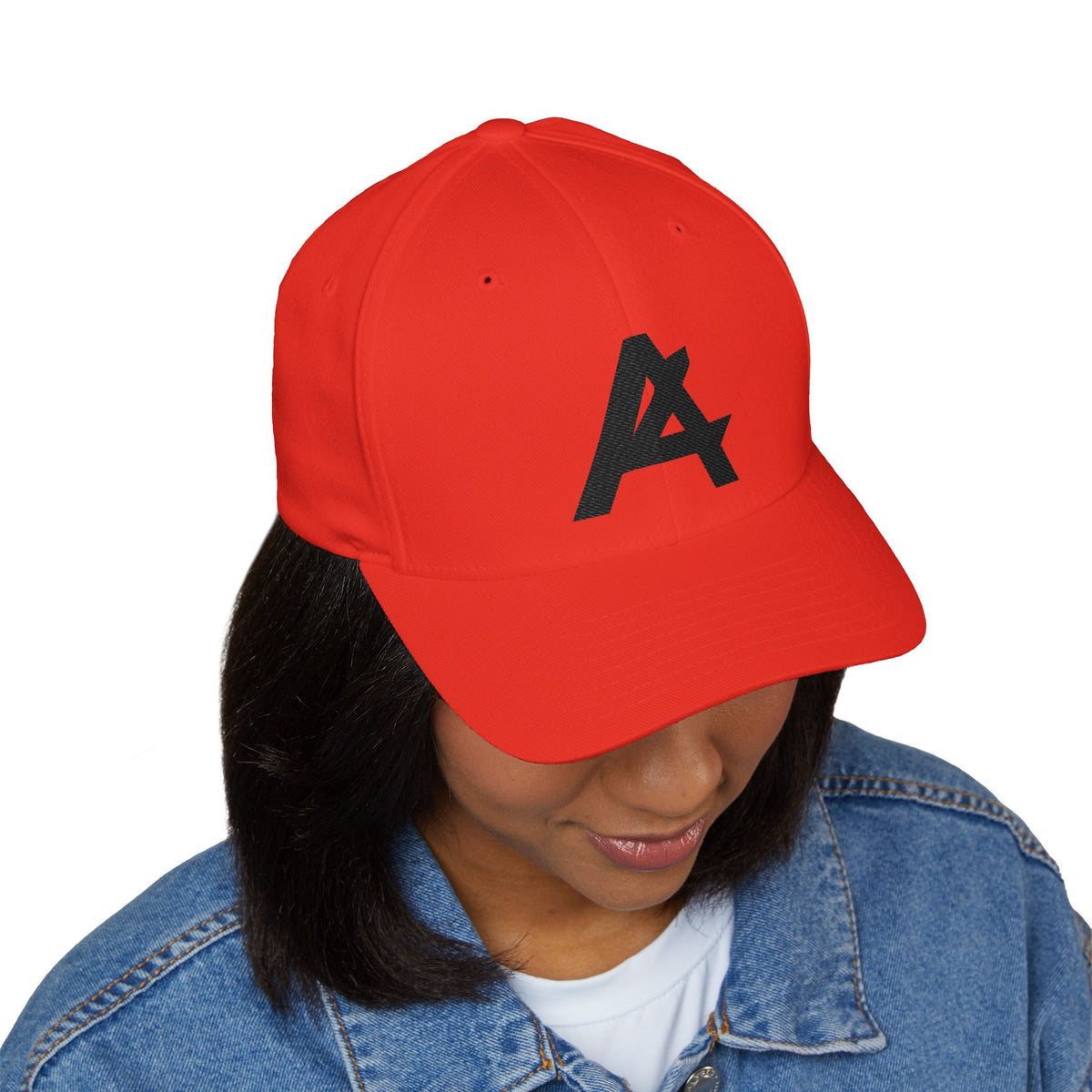 Embroidered 'A' Logo Structured Cap — Minimalist Baseball Hat