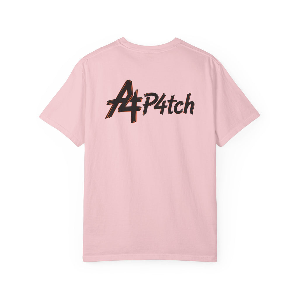 T-shirt p4tch Logo A – Emblème poitrine & logo dos