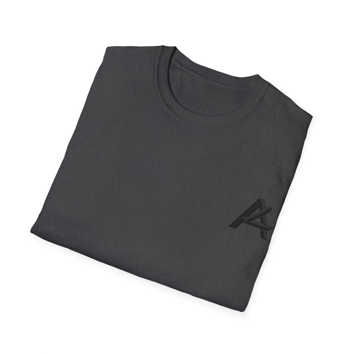 Minimalist 'PATCH' Logo T-Shirt — Chest Monogram & Back Text Tee