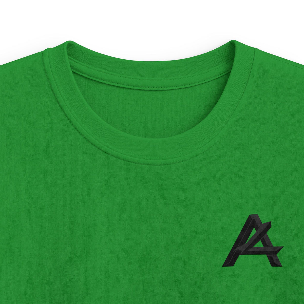 Kids Tee — Bold 'A' Chest Logo & 'PATCH' Back Graphic, Casual Youth Shirt