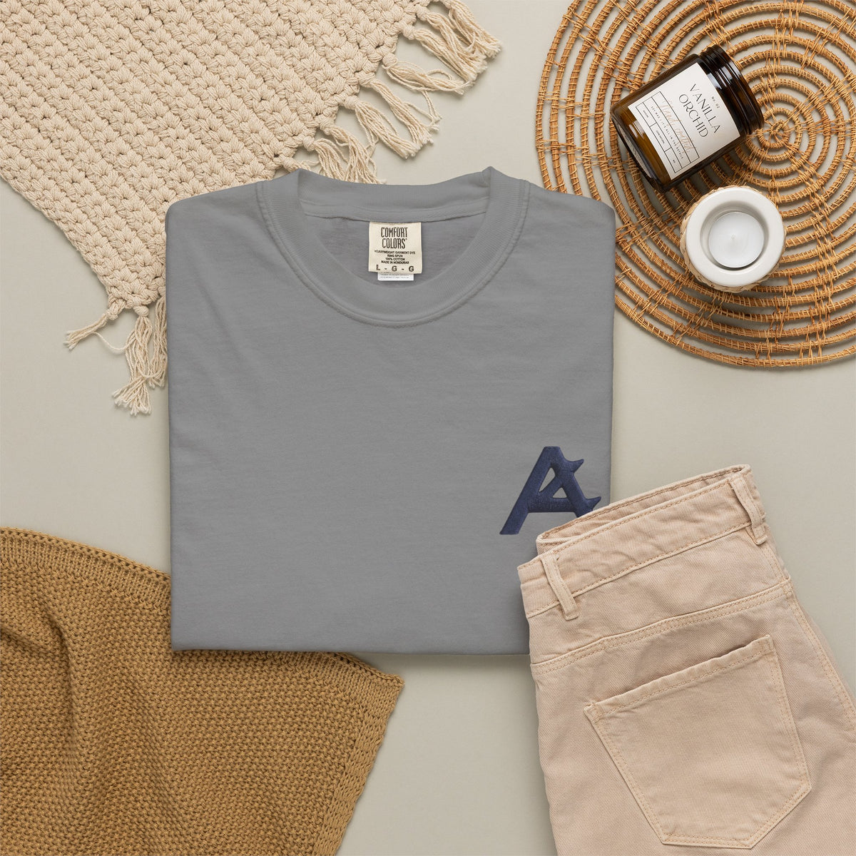T-shirt p4tch Logo A – Emblème poitrine & logo dos