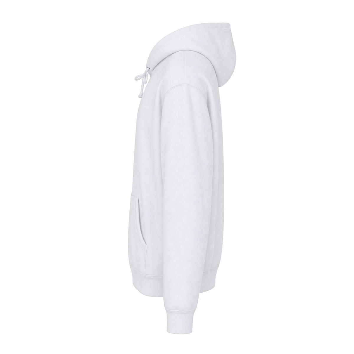 Minimalist 'A' Logo Hoodie — White Chest Emblem Pullover