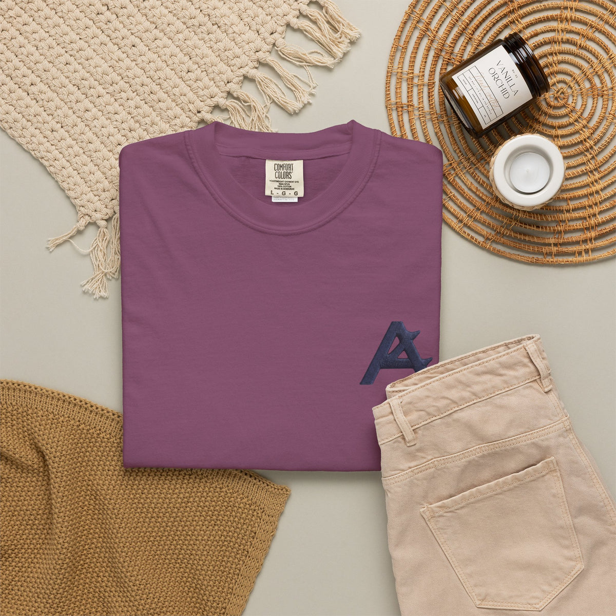 T-shirt p4tch Logo A – Emblème poitrine & logo dos